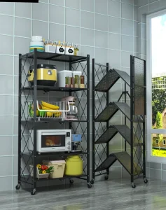 Kitchen Accessories Tool Storage Rack Kitchen Rack Steel Utensils Wok Pan Display Racks