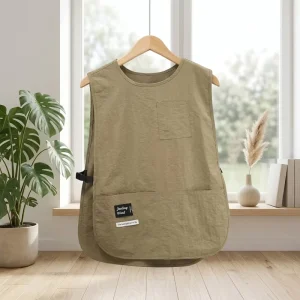 Kitchen Apron Water Repellent Coffee Shop Work Clothes Breathable Vest Extra Large Unisex Apron