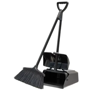 Kitchen Broom Dustpan Set Eco Friendly Soft Bristles Plastic Handle Household Hair Sweeper Indoor Clean Small Dust Pan
