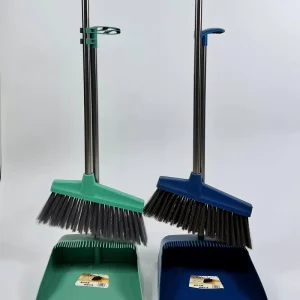 Kitchen Broom Stick and Dust Pan Long Handle Folding Brooms Dustpans Plastic Broom and Dustpan Set with Discount Price
