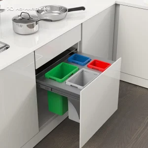 Kitchen Cabinet Pull Out Trash Waste Bin