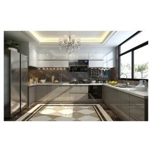 Kitchen Cabinets with Integrated Storage