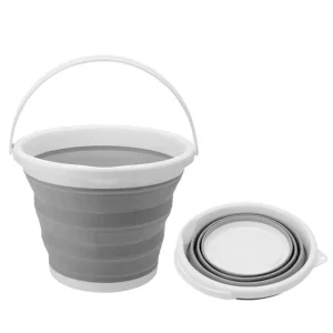 Kitchen Camping Garden Folding Collapsible Silicone Bucket