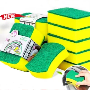 Kitchen Clean Dishwashing Dish Sponges Scouring Pad Sponge