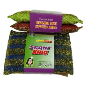 Kitchen Cleaning Dish Scrub Sponges Scouring Pads Polyester Material Sponge Pad