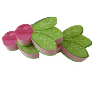 Kitchen Cleaning Dish washing Scrub Strong Decontamination Biodegradable Three Layer Seaweed Scouring Pad Sponge