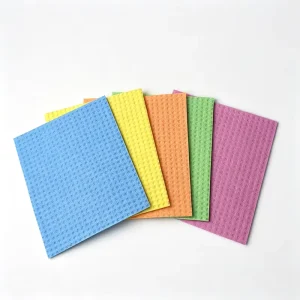 Kitchen Cleaning Dishwashing Sponge Absorbent Cellulose Cloth for Easy Oil Removing Scouring Pads