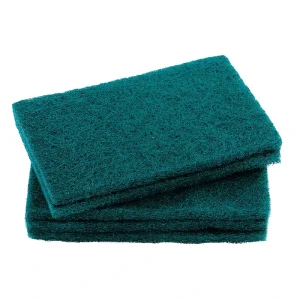 Kitchen Cleaning Pad Abrasive Nylon Green Scouring Pad As Picture 15*10*0.8CM Sustainable 1000bags 5pcs set Chemical Fibre Reach