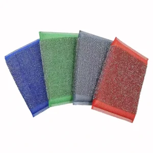 Kitchen Cleaning Scrub Sponge With Scouring Pad