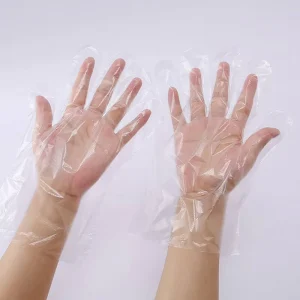 Kitchen Cleaning Soft Thick HDPE Waterproof Disposable Gloves Food Grade Multipurpose for Home & Commercial Use