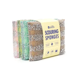Kitchen Cleaning Sponge Scrubbing Pads for Dishes Pans Pots Effective Use for Scouring Pots Sponges and Scouring Pads