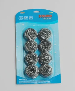 Kitchen Cleaning Stainless Steel Wire Sponge Scourer Sponges & Scouring Pads