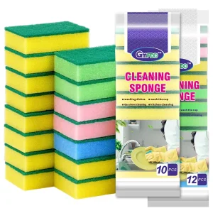 Kitchen Cleaning Supplies Dish Washing Sponge Cleaning Cloths Solve Kitchen Problem Sponges Scouring Pads Manufacturer