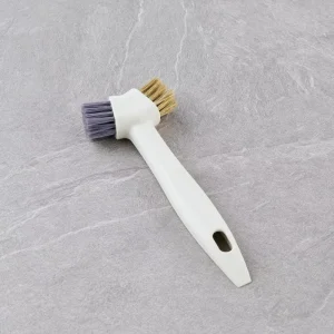 Kitchen Cleaning Tools Brush Double-Sided Microfiber Scrubber Brush Stove Sink Kitchen Hard Bristle Cleaning Brush