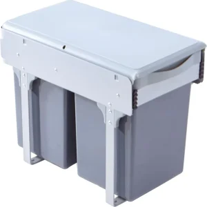 Kitchen Drawer Accessories Pull Out Drawer Waste Bin Home Cabinets Double Dustbin Trash Can Recycle Waste Bin Container
