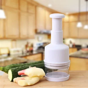 Kitchen Gadget Manual Press Garlic Vegetable Chopper Cutter Multi function Vegetable Chopping Machine Onion Cutter