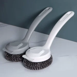 Kitchen Gadgets Household Items Durable Handle Washing Pot Brush Non oil Household Daily Cleaning Pot Brush