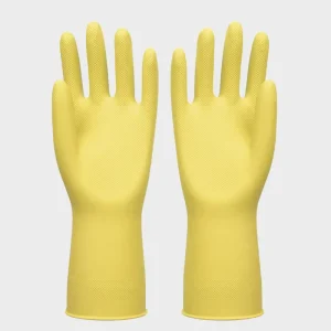 Kitchen Gloves Latex Rubber Extra Large Dishwashing Gloves Long Sleeve Latex Household Cleaning Gloves