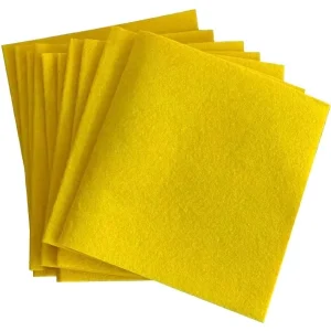 Kitchen Home Household Cleaning Use Super Absorbent Yellow Multipurpose Cloth