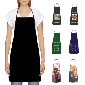 Kitchen Household Accessories Kitchen Apron for Cleaning Promotion Polyester Chef Cooking Kitchen Apron