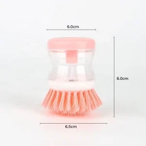 Kitchen Household Wash Tools Utensils Sink Scrubber Liquid Plastic Dish Pot Cleaning Brush With Dispenser