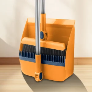 Kitchen Room Office Lobby Floor Broom with Dustpan Combo Set Dust Pan and Brush Set Long Handle Broom and Dustpan Set