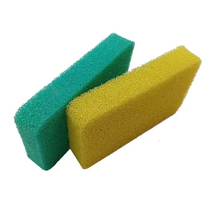 Kitchen Scrubber Non Scratch Silicone Sponge for Dishes Made From Durable Polyester Material
