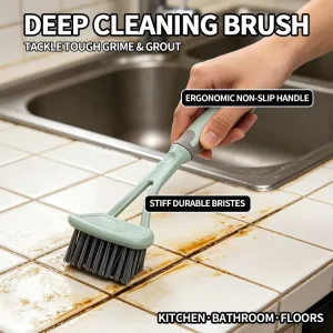 Kitchen Sink Cleaning Brush Dish Washing Pot Pans Dish Scrubber Dish Brush With Plastic Handle