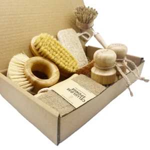 Kitchen Sink Cleaning Brush Natural Bristles Pot Brush Bamboo Handle Dish Scrubber Wooden Dish Scrub Brush
