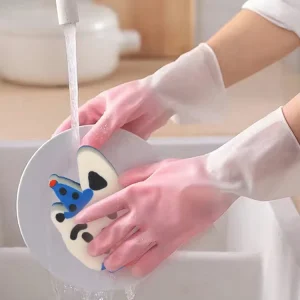 Kitchen Sponge Cleaning Block 3 Layer Heavy Duty Stain Grease Removal Non Scratch Kitchen Household Cleaning Sponge Scrubber