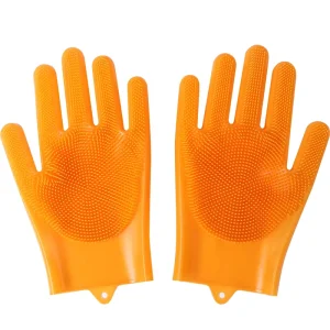 Kitchen Tools Dishwashing Cleaning Gloves Silicone Heat Resistant Silicone Gloves for Oven Household