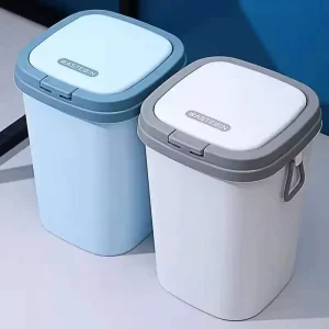 Kitchen Trash Bin Garbage Car Recycle Dustbin Rubbish Waste Bin 8L/13L Wall Mounted Trash Can Bin with Lid