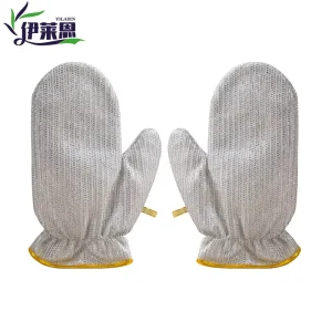 Kitchen Wire Dishwashing Gloves Pot Pan Cleaning Glove Dishwashing Rags Non-Scratch Metal Wire Household Cleaning Gloves