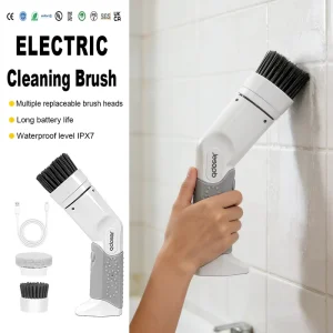 Kitchen and Bathroom Electric Cleaning Brush Plastic for Dishes Sinks and Bathtubs