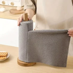 Kitchen and Car Wash Disposable Eco Friendly 30x30cm Microfiber Cleaning Towel Roll with Custom Size Options