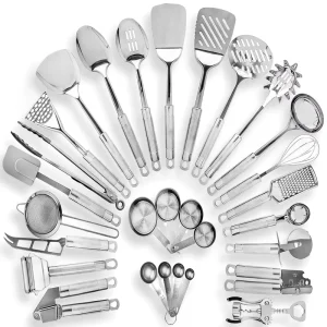 Korean Stainless Steel Kitchen Utensil Set