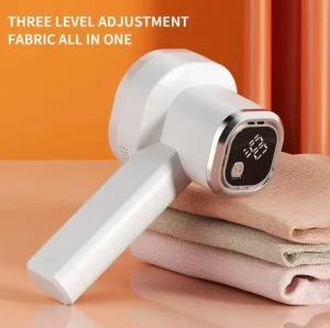 LCD Screen Portable Electric Rechargeable Fabric Shaver Lint Remover Sweater Defuzzer Hair Ball Trimmer with Detachable Trimmer