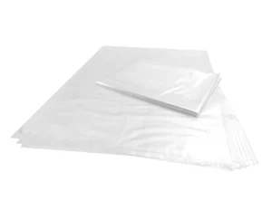 LDPE Clear Garbage Bags 60x80cm Heavy Duty Tear & Leak Resistant Plastic Trash Can Liners for Household Commercial Use