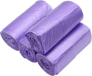 LDPE Custom Color Printed T shirt Plastic Rubbish Bag Plastic Trash Garbage Bag 100 PCS in One Roll