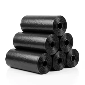 LDPE Plastic Flat Garbage Bags Flexible Lightweight Durable Trash Bags for Daily Household Use
