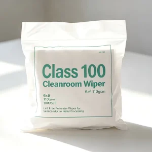 Lab Precision Cleaning Wipes 6″x6″ 110gsm 1009SLE Laser Edge Lint Free Cleanroom Wiper for Lab Instrument