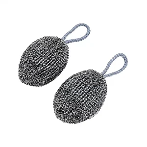 Lanyard Steel Wire Stainless Steel Kitchen Dish Cleaning Scourer Brush