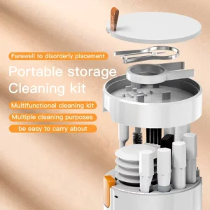 Laptop and Phone Screen Cleaner Kit with Keyboard Brush and Cleaning Spray