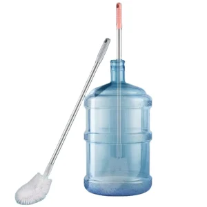 Large 5 Gallon Steel Long Handle Nylon Brush PP Eco-Friendly Handheld Household Cleaning Brush for Purified Water