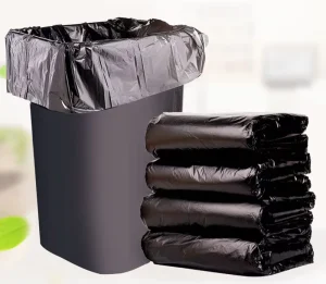 Large Black Contractor Trash Bags 55 Gallon Heavy Duty for Construction