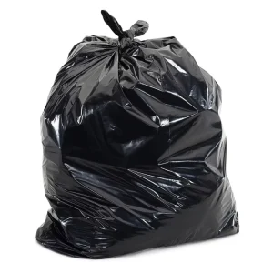 Large Black Garbage Bags 30Gallon Extra Thick PE Material Embossing Disposable Trash Bags for Industrial Garden Outdoor Use