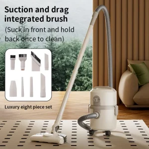 Large Capacity Handheld Cyclone Brushless Motor Quiet Wet Dry Carpet Drum Vacuum Cleaner with HEPA Filter