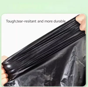 Large Commercial Garbage Bags Heavy Duty Black Extra Large Trash Bags for Bins Sanitation and Outdoor Use