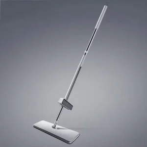 Large Flat Mop Household 360 Rotary Steel Dual Use Manual Floor Mops with Bucket High Durability