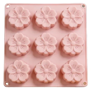 Large Flower-Shaped 3D Raspberry Silicone Mold for Mousse Cakes and Truffles